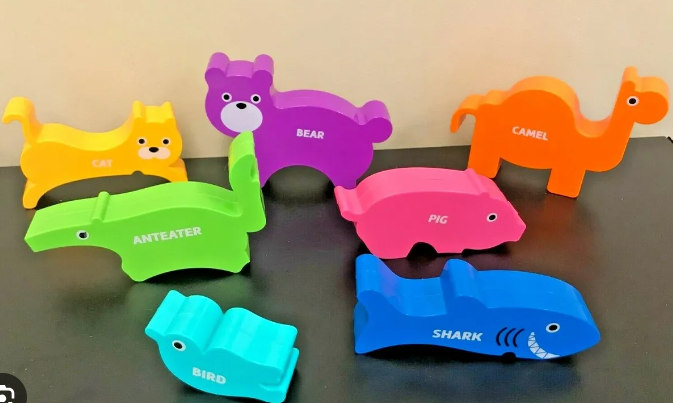 Hollow Plastic Animals with Names