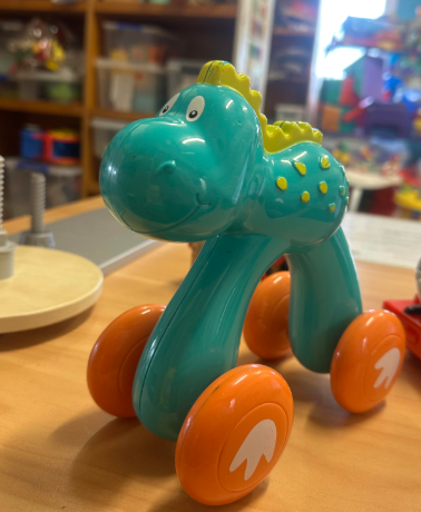 Blue Dinosaur Car