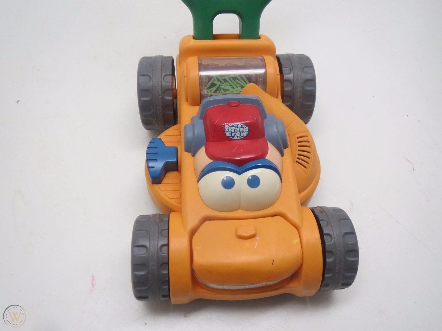 Playskool Push Lawn Mower Crew Toy Orange And Green