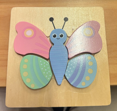 Wooden Butterfly Puzzle